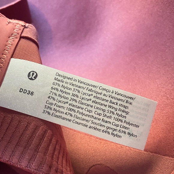 Lululemon air support bra size 36DD - Picture 5 of 6